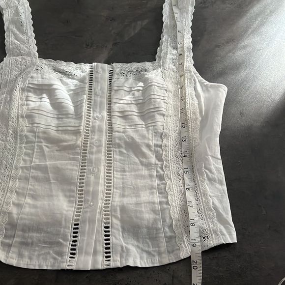 NWT  Free people sexy Lace tank top M - Picture 6 of 8